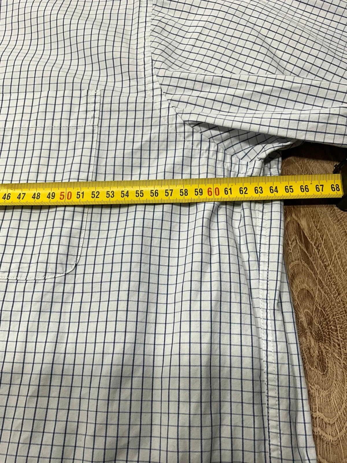Chemise Tommy Hilfiger Regular Fit XL Chic 100% Coton Carreaux Blanc Bleu Marine – photo 12